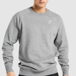 Mens gray medium gymshark sweatshirt